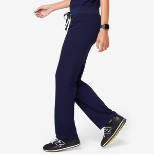 Deep purple FIGS Livingston petite pants